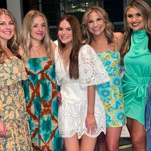 ALEXIS White Ethereal Pia Dress